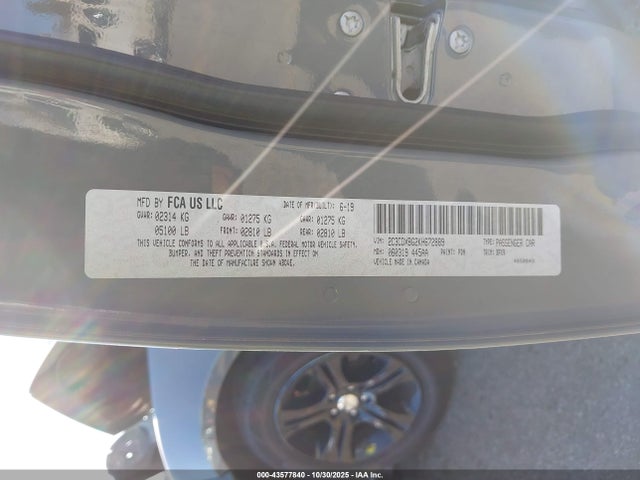 Dodge Charger Sxt Rwd 2019 2C3CDXBG2KH672889 Image 9