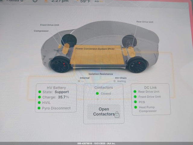 7SAYGDEF5PF947410 Tesla Model Y Performance Dual Motor All-wheel Drive