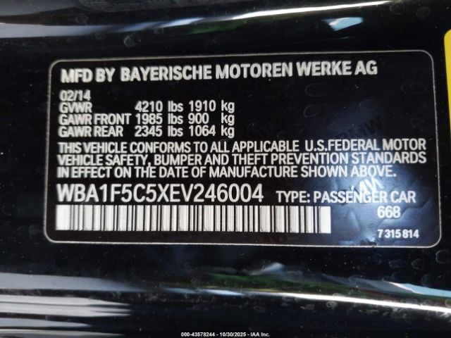 2014 BMW 228I WBA1F5C5XEV246004 Photo 8