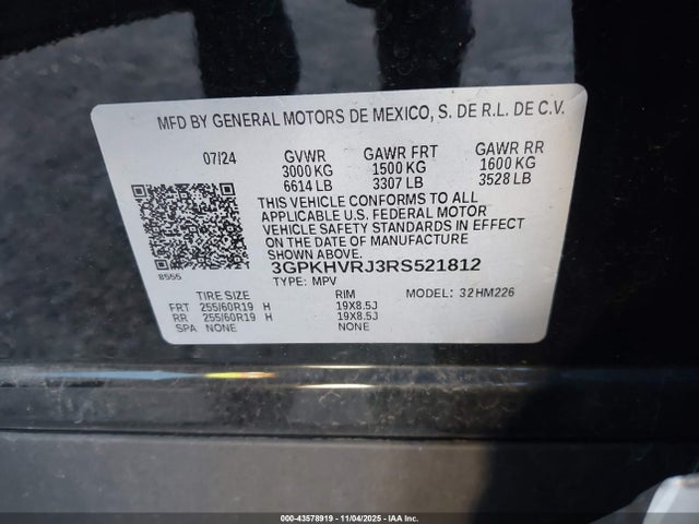 Honda Prologue Ex 2024 3GPKHVRJ3RS521812 Image 9