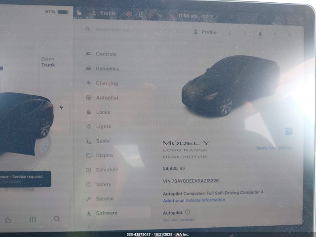 2024 TESLA MODEL Y 7SAYGDEEXRA218228 Photo 6