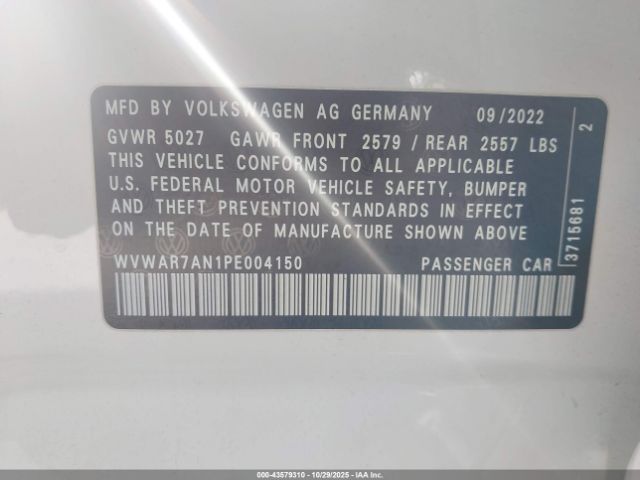 2023 VOLKSWAGEN ARTEON WVWAR7AN1PE004150 Photo 8