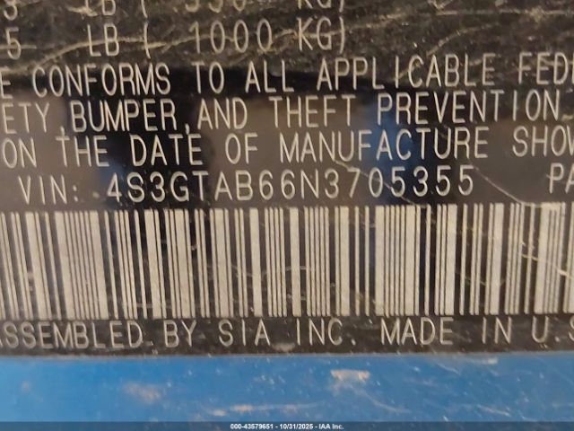 2022 SUBARU IMPREZA 4S3GTAB66N3705355 Photo 8