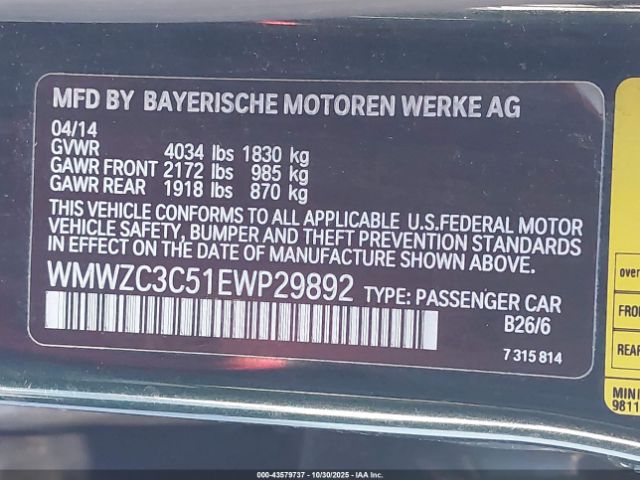 2014 MINI COUNTRYMAN WMWZC3C51EWP29892 Photo 8