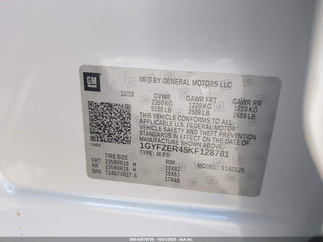 2019 CADILLAC XT4 1GYFZER45KF128781 Photo 8