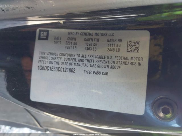 2012 CADILLAC CTS 1G6DC1E33C0121002 Photo 8