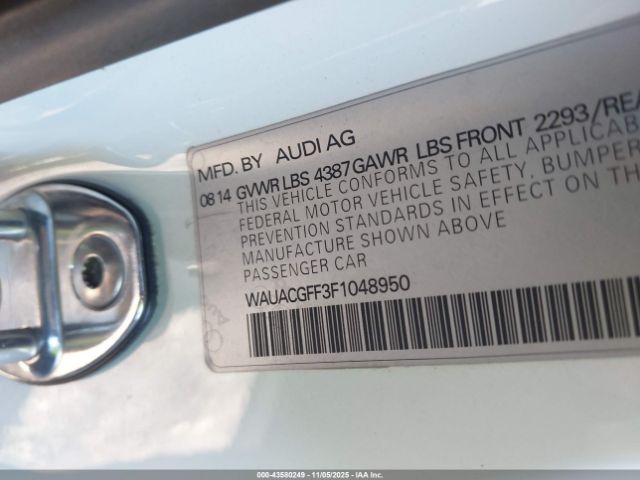 2015 AUDI A3 WAUACGFF3F1048950 Photo 8