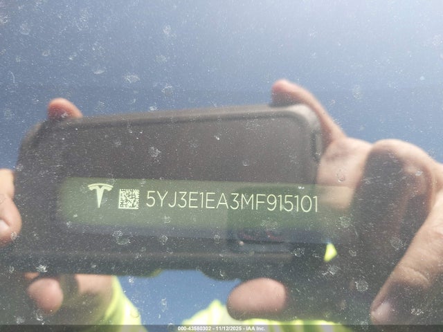 2021 TESLA MODEL 3 5YJ3E1EA3MF915101 Photo 8