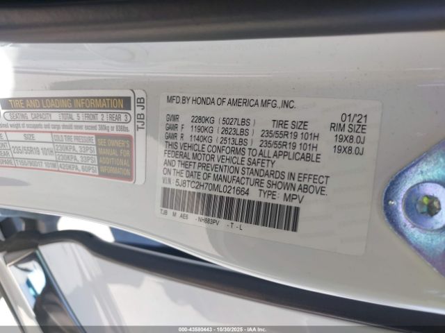 2021 ACURA RDX 5J8TC2H70ML021664 Photo 8