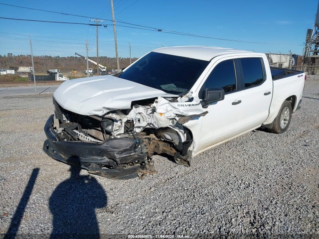 Chevrolet Silverado 1500 4wd Short Bed Wt 2021 1GCUYAEF2MZ247471 Image 2