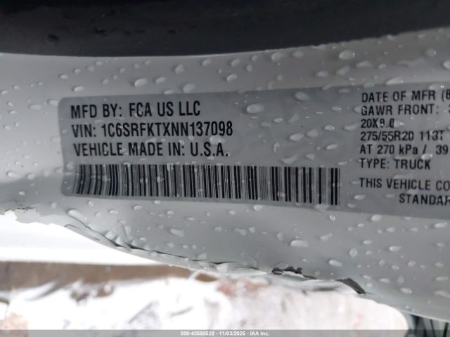 2022 RAM 1500 1C6SRFKTXNN137098 Photo 8