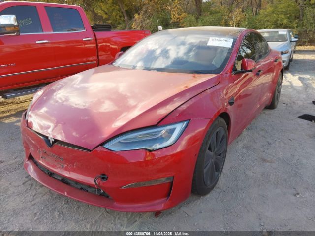 2021 TESLA MODEL S 5YJSA1E53MF455903 Photo 1