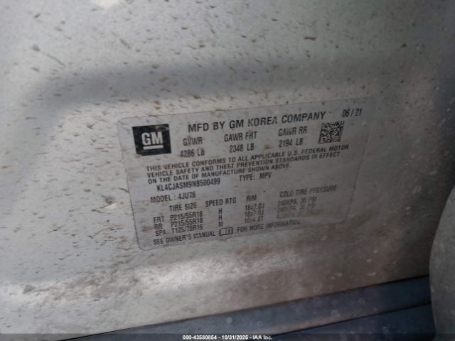 2022 BUICK ENCORE KL4CJASM9NB500499 Photo 8