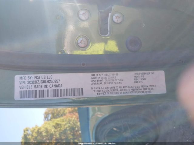 2020 DODGE CHALLENGER 2C3CDZJG0LH250957 Photo 8