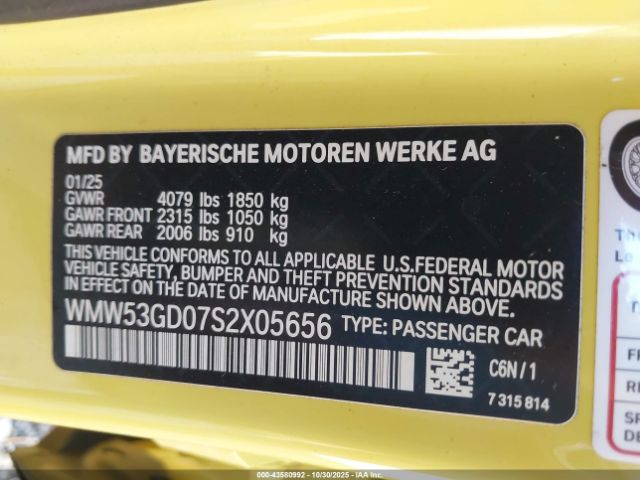 2025 MINI HARDTOP WMW53GD07S2X05656 Photo 8