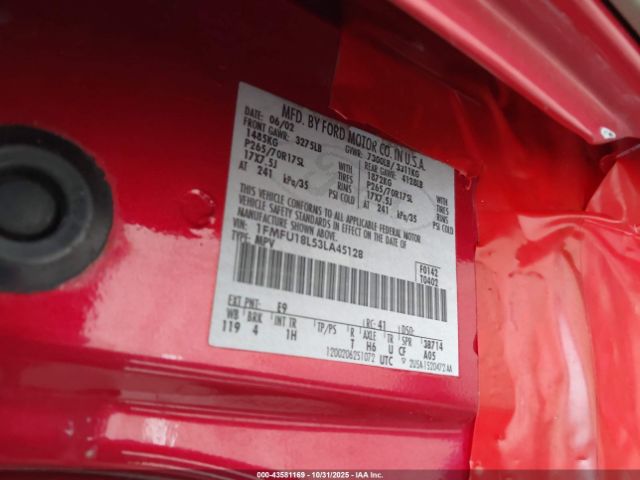 2003 FORD EXPEDITION 1FMFU18L53LA45128 Photo 8