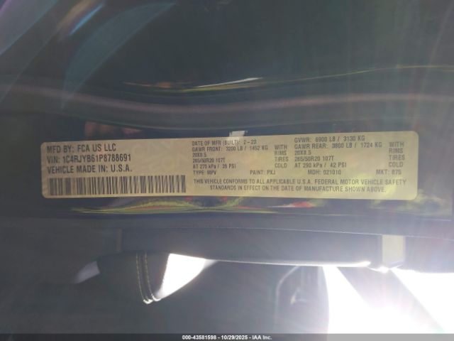 2023 JEEP GRAND CHEROKEE 4XE 1C4RJYB61P8788691 Photo 8