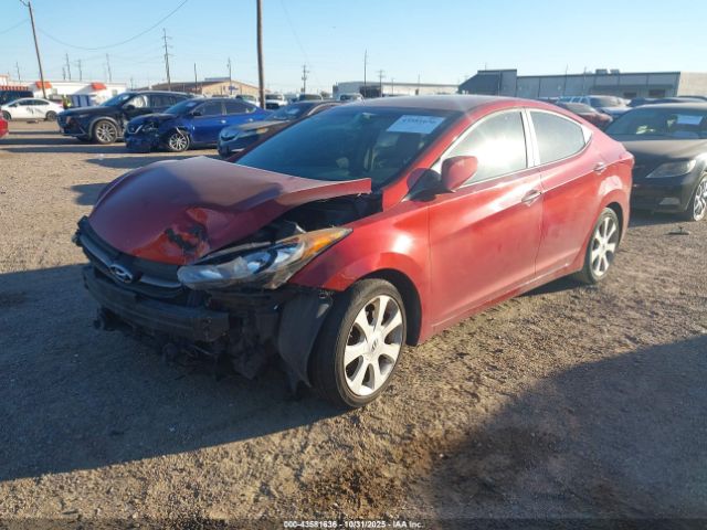 2012 HYUNDAI ELANTRA KMHDH4AEXCU338252 Photo 1