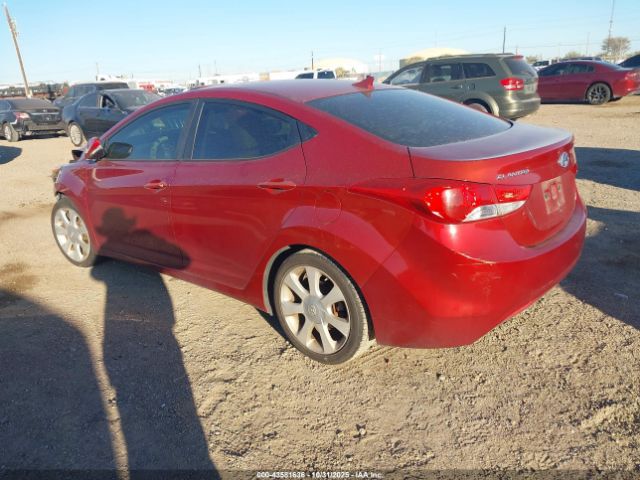 2012 HYUNDAI ELANTRA KMHDH4AEXCU338252 Photo 2