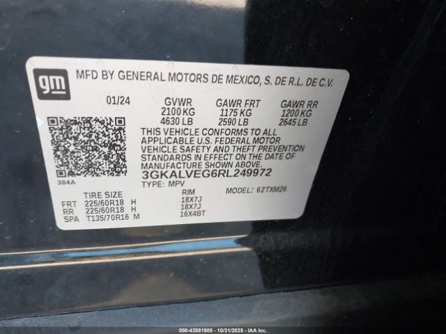 2024 GMC TERRAIN 3GKALVEG6RL249972 Photo 8