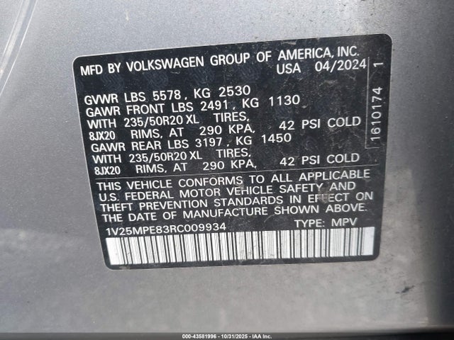 2024 VOLKSWAGEN ID.4 1V25MPE83RC009934 Photo 8