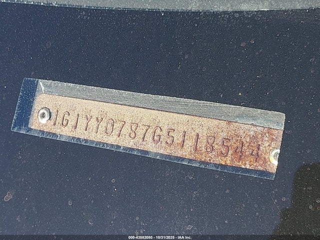 1986 CHEVROLET CORVETTE 1G1YY0787G5118544 Photo 8