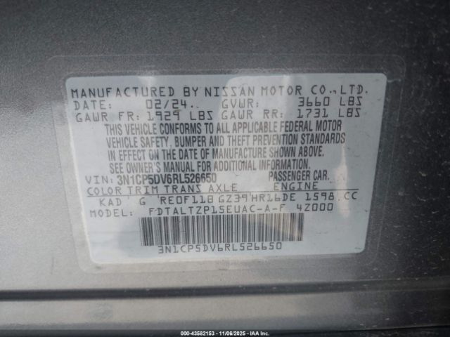 2024 NISSAN KICKS 3N1CP5DV6RL526650 Photo 8