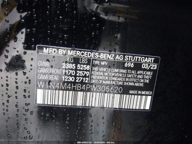 2023 MERCEDES-BENZ GLB 250 W1N4M4HB4PW305620 Photo 8