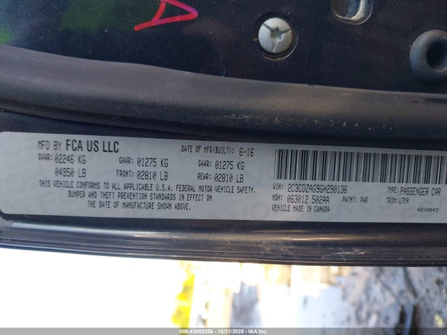 2016 DODGE CHALLENGER 2C3CDZAG9GH290136 Photo 8