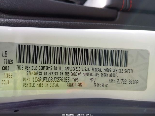 2018 JEEP GRAND CHEROKEE 1C4RJFLG6JC270155 Photo 8