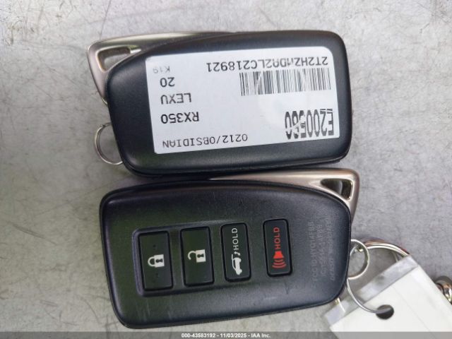 2020 LEXUS RX 350 2T2HZMDA2LC218921 Photo 10