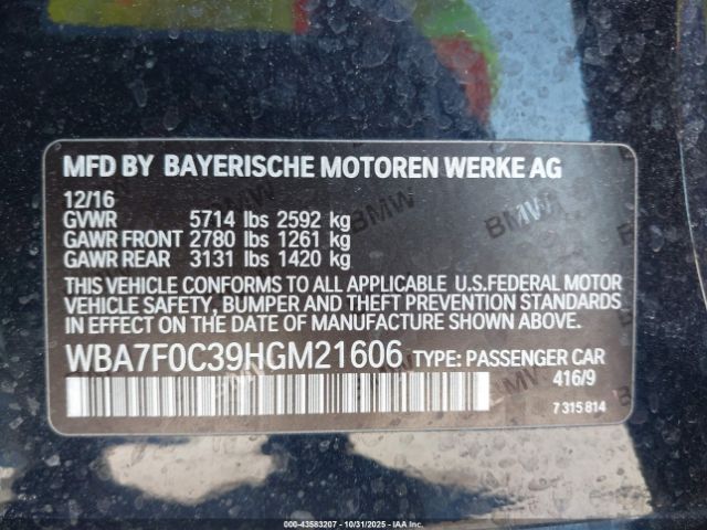 2017 BMW 750I WBA7F0C39HGM21606 Photo 8