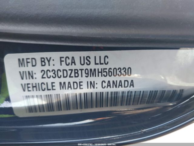 2021 DODGE CHALLENGER 2C3CDZBT9MH560330 Photo 8