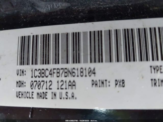 2011 CHRYSLER 200 1C3BC4FB7BN618104 Photo 8