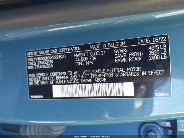 2023 VOLVO XC40 YV4K92HK4P2921620 Photo 8