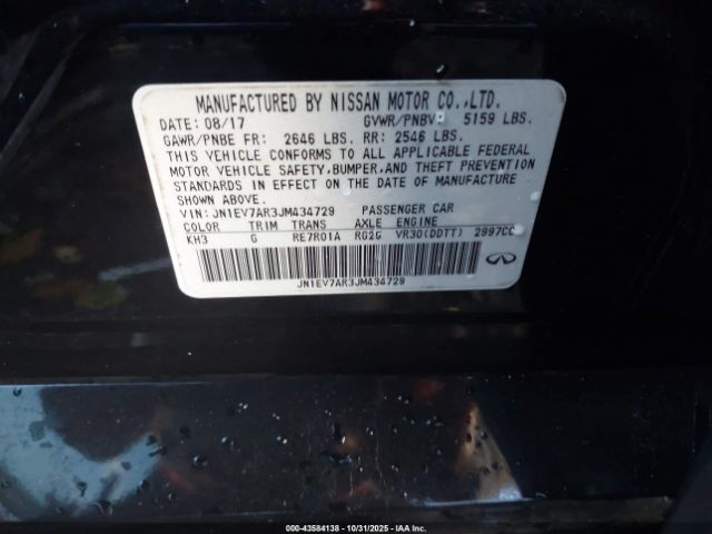 2018 INFINITI Q50 JN1EV7AR3JM434729 Photo 8