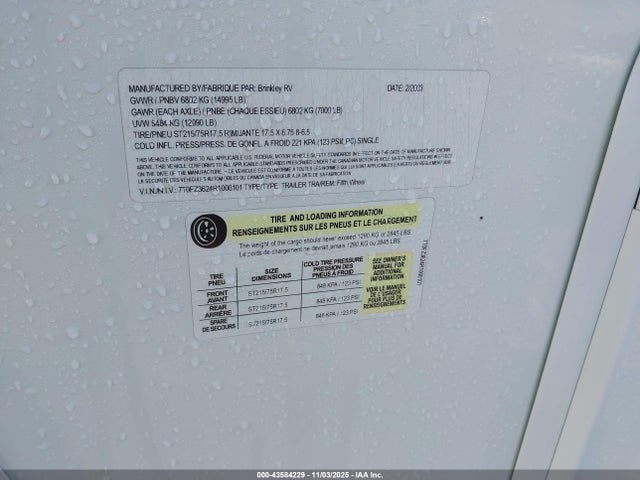 7T0FZ3624R1000101 Fabrique Brinkley