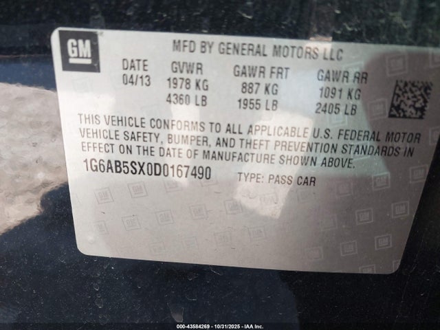 2013 CADILLAC ATS 1G6AB5SX0D0167490 Photo 8