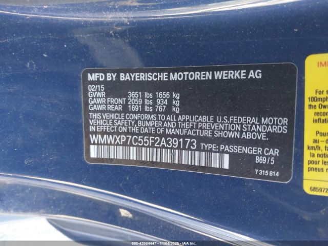 2015 MINI HARDTOP WMWXP7C55F2A39173 Photo 8