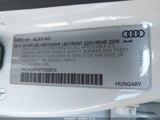 2015 AUDI A3 WAUACGFF6F1032810 Photo 8