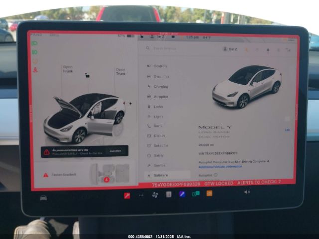 2023 TESLA MODEL Y 7SAYGDEEXPF899328 Photo 6