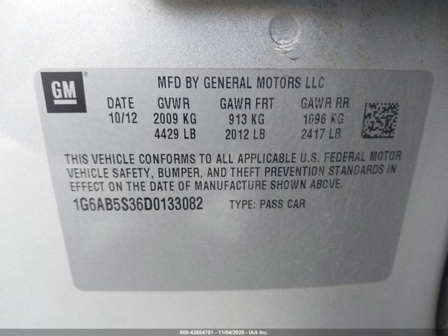 2013 CADILLAC ATS 1G6AB5S36D0133082 Photo 8