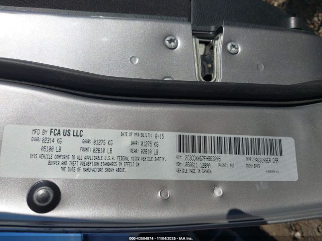 2015 DODGE CHARGER 2C3CDXHG7FH863205 Photo 8