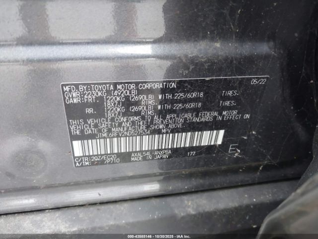 2022 TOYOTA RAV4 HYBRID JTME6RFV2ND527534 Photo 8