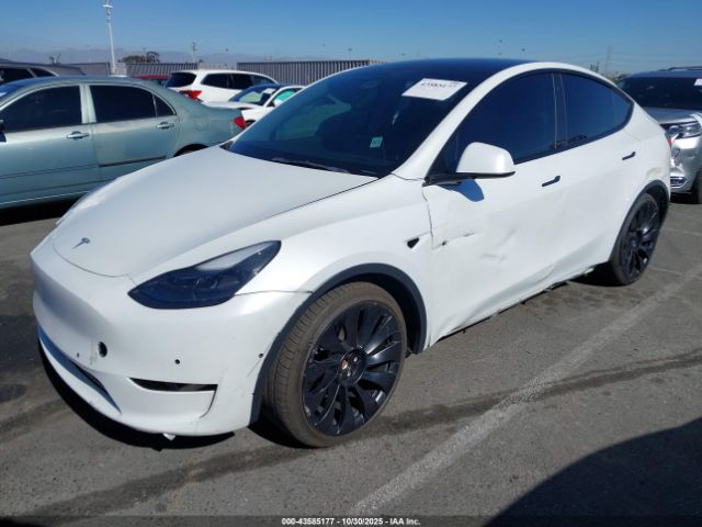 2022 TESLA MODEL Y 7SAYGDEFXNF484838 Photo 1