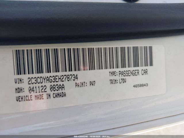 2014 DODGE CHALLENGER 2C3CDYAG3EH278734 Photo 8