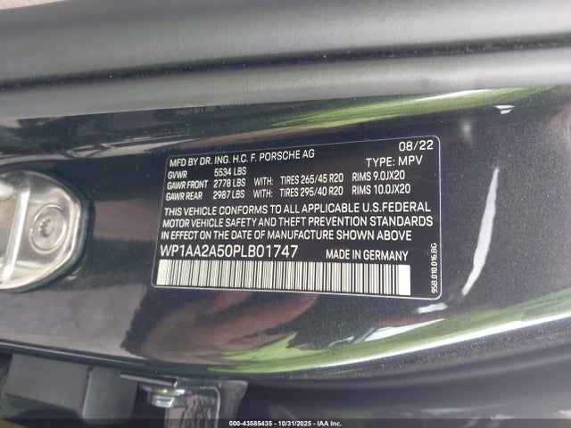 2023 PORSCHE MACAN WP1AA2A50PLB01747 Photo 8