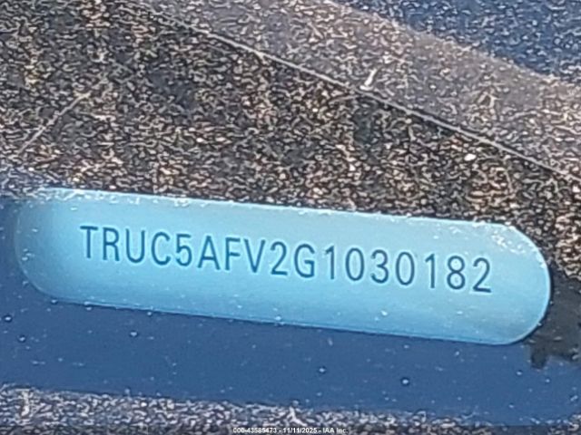 2016 AUDI TT TRUC5AFV2G1030182 Photo 8