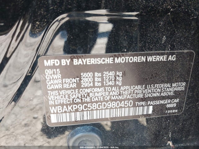 WBAKP9C58GD980450 BMW 550i Xdrive