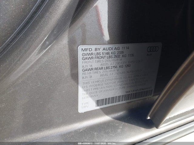 2015 AUDI ALLROAD WA1UFAFL6FA069201 Photo 8